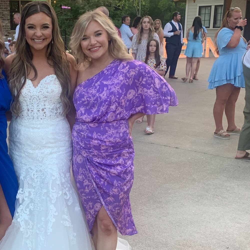 Medium one-shoulder dress from These Three
